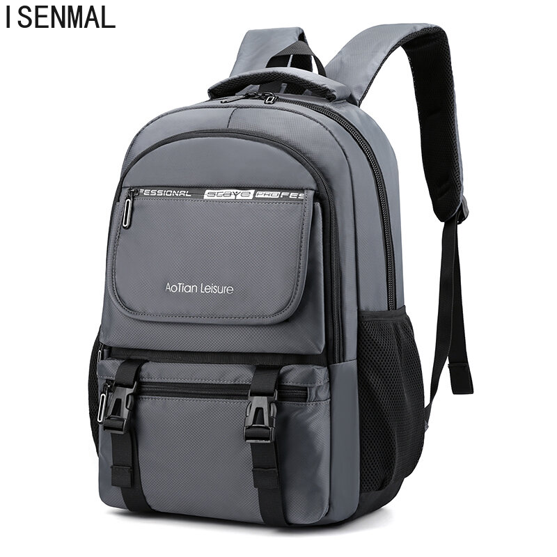 New High Capacity Backpack Men's Knapsack Unisex Laptop Bags boys Nylon Schoolbag Travel Casual Male Daypack Backbag Mochila