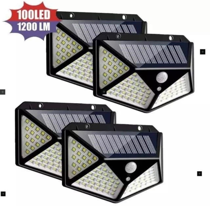 Street light on solar battery 100 diodes (battery increased power 1800 am/h)