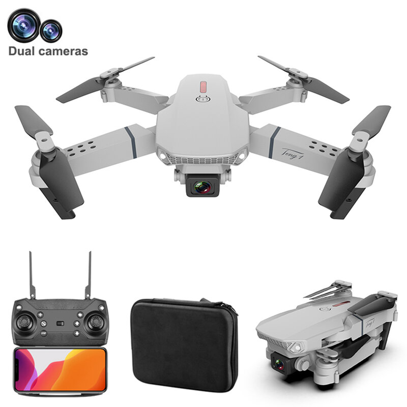 HD 4K RC Drone Drone z kamerą 4K drony dla dorosłych WiFi FPV zdalnie sterowany Quadcopter 3D FlipFoldable Mini drony zabawki prezenty dla dzieci