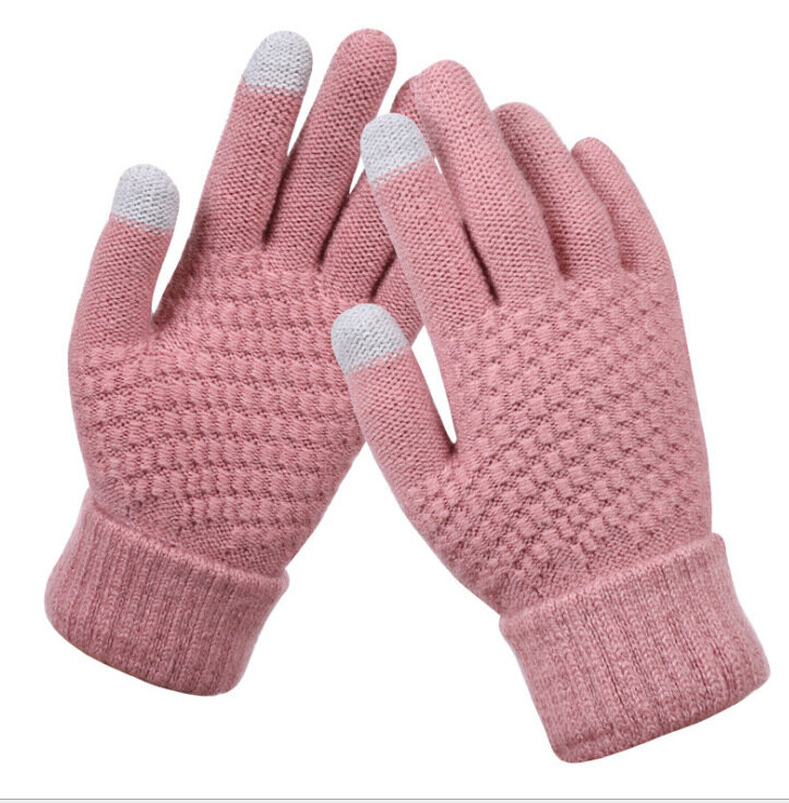 Мужские и женские лыжные перчатки, зимние теплые ветрозащитные флисовые велосипедные лыжные перчатки