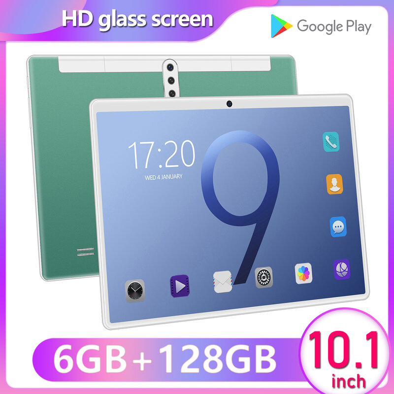 Tablet Pc Pad T10W Firmware 6Gb Ram 128Gb Rom 8800Mah 10.1 Inch 10 Core Factory Sales Met toetsenbord Android Os 10.0 Google Play
