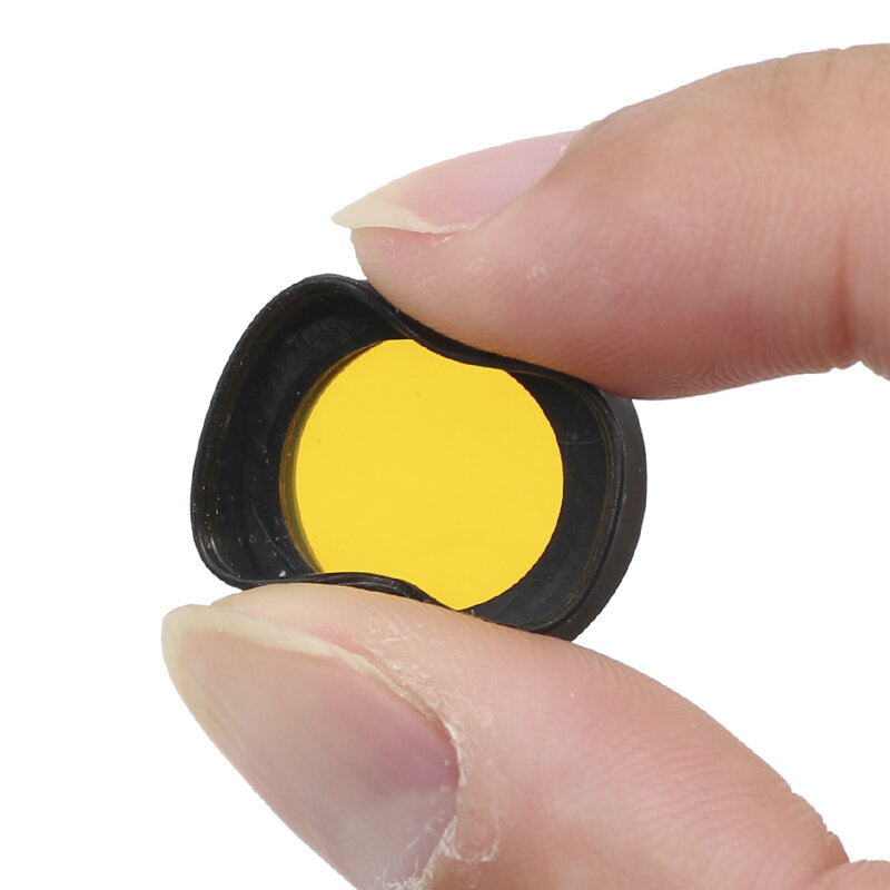 Желтый фильтр для Светодиодный логической светодиодной фары, фотовспышки, внутренний диаметр 20 мм, стоматологическая лупа, аксессуары для ...