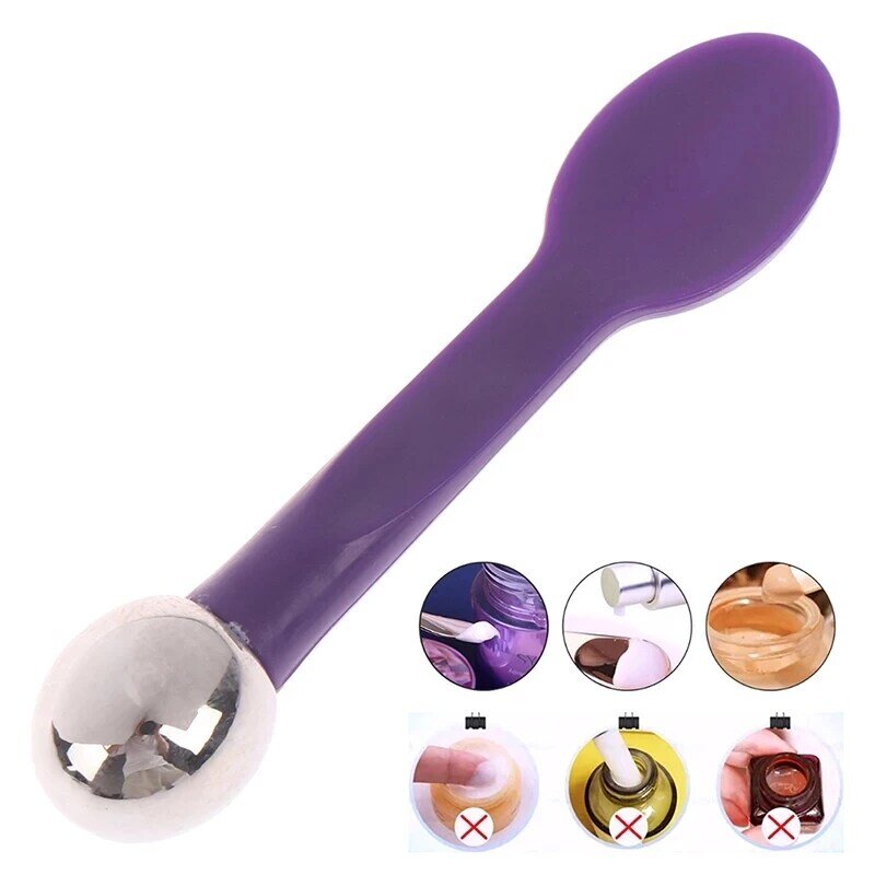 8 colori Eye Cream Spoon manico in plastica applicatore Eye Massage Essence Lotion Applicator Women Eye Cream Stick strumenti di bellezza