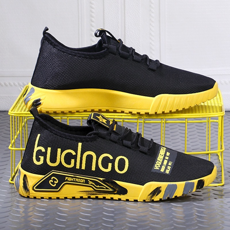 Mężczyźni wiosna jesień oryginalna marka Casual platforma buty wulkanizowane trampki 2022 Mesh oddychająca moda męskie buty do biegania