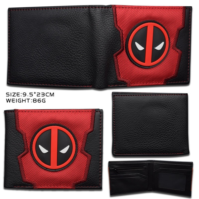 Disney Co-branded Fashion Men's High-quality Large-capacity Wallet PU Folding Multi-card Slot Luxury Brand Student Coin Purse