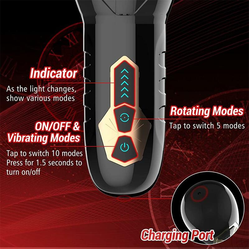 360 ° Rotatie Kunstkut Cup Automatische Zuigen Vibrators Pijpbeurt Volwassen Speeltjes Sex Machine Voor Mannen