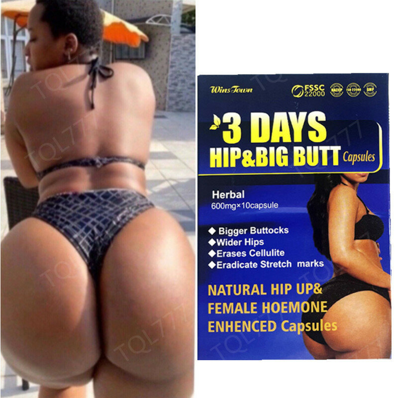 2 Packs of Butt Enhancement Capsules To Enhance The Buttocks Curve Enlarge Firming Plumping Supplement Herbal Butt Capsules
