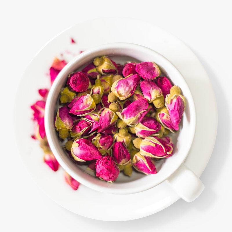 Tè ai fiori tè alla rosa Pingyin bocciolo di rosa bocciolo di fiori tè preparato a secco tè di bellezza e bellezza 100g