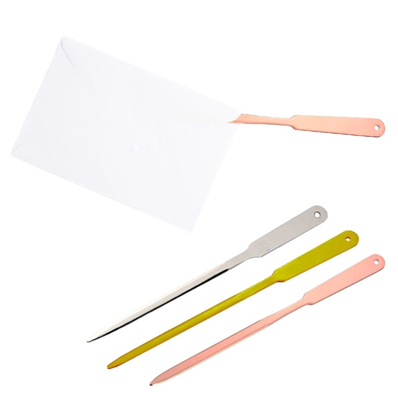 Envelope Opener Lightweight Friends Pen Pals Students Gifts Safe Non Toxic Material Letter Opener with Hole Easy Keeping K1KF
