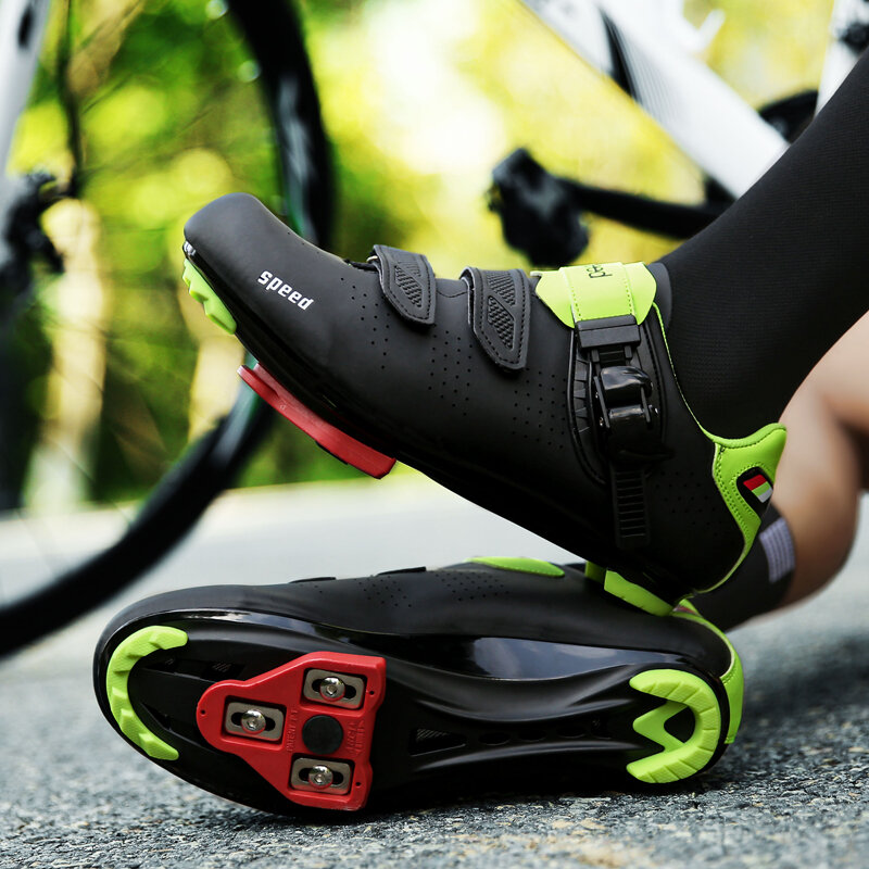 Chaussures de cyclisme avec cales de verrouillage SPD pour vtt