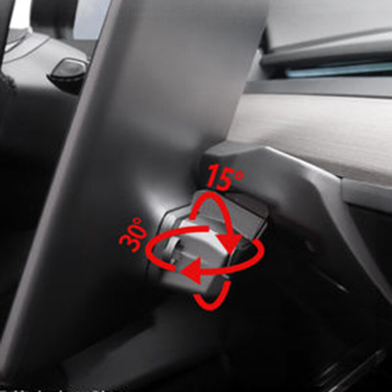 Soporte de rotación de pantalla para Tesla modelo 3, accesorio de soporte de pantalla para GPS de coche, izquierda Y derecha, para 2017-2022