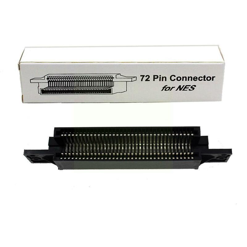 72 pinos conector adaptador para nes jogo cartucho slot para cartão soquete peças de reparo substituição acessórios jogos p6k4