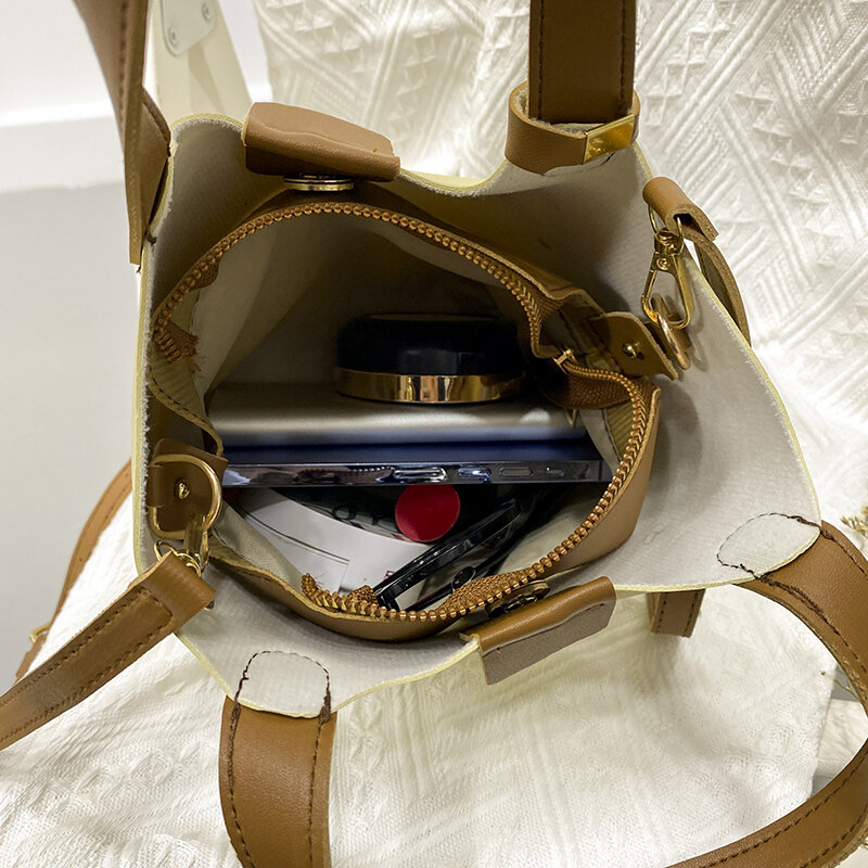 Высококачественная сумка-мешок, милая маленькая подвеска в виде тигра, модная сумка, для отдыха, покупок, для отдыха, для дам, сумка через пле...