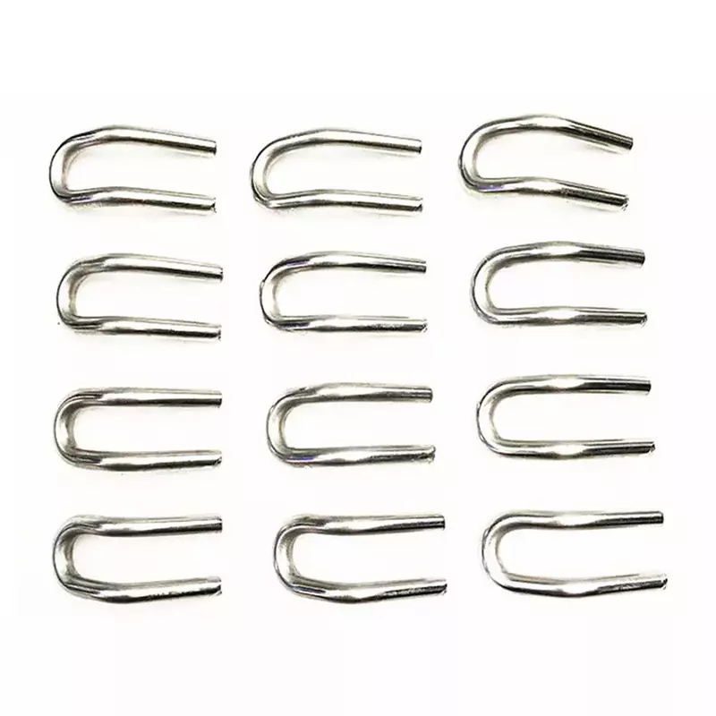 12pcs Stainless Steel Spring Hook For Motorcycle Scooter Exhaust Pipe Muffler 12 U-shaped Hooks Motorcycle Accessory