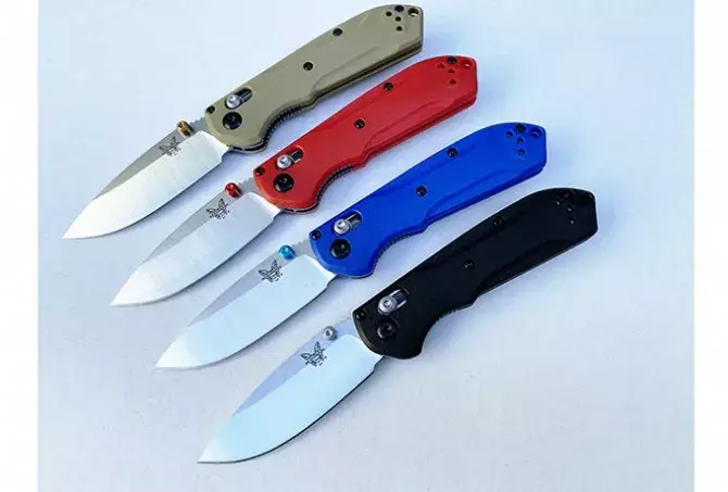 BENCHMADE-cuchillo plegable 565 para exteriores, cuchillos de bolsillo tácticos portátiles, defensa de seguridad, supervivencia, pesca y acampada