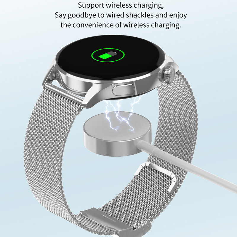 Rollstimi – montre connectée pour hommes et femmes, bracelet de Sport, moniteur de fréquence cardiaque et d'activité physique, étanche, avec Bluetooth, appel, pour Android et IOS, nouveau