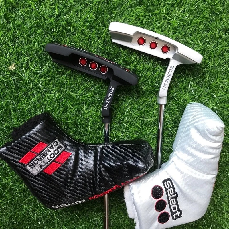Putter para palos de Golf de 32/33/34/35 pulgadas, equipo de deportes al aire libre con bolsa protectora, color negro y plateado, 2,0