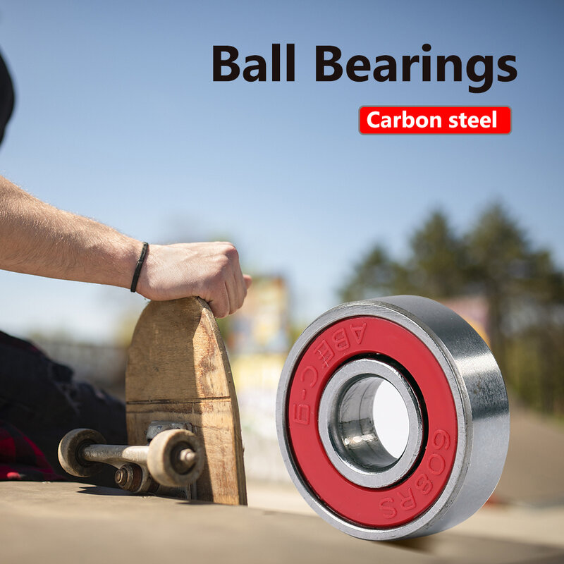 10/20個ボールベアリング608RS ABEC-9 8 × 22 × 7ミリメートル炭素鋼ミニチュアベアリングスケートボードスクーター深溝ころスケートベアリング