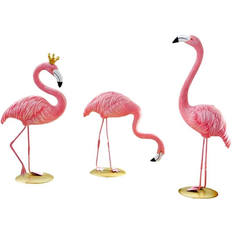 Nordic INS różowe flamingi rzemiosło dekoracyjne dekoracje do domu salon miękka dekoracja strzelanie rekwizyty dekoracji