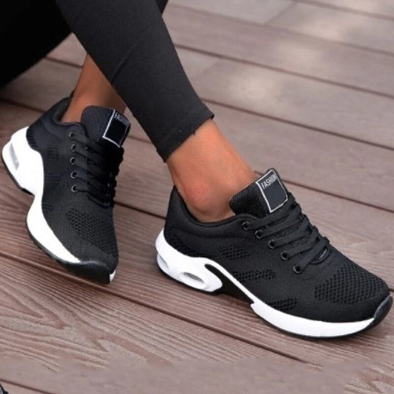 أحذية النساء حذاء كاجوال بفتحات تهوية 2022 الصيف في الهواء الطلق خفيفة الوزن أحذية رياضية أحذية المشي أحذية رياضية تنيس Feminino