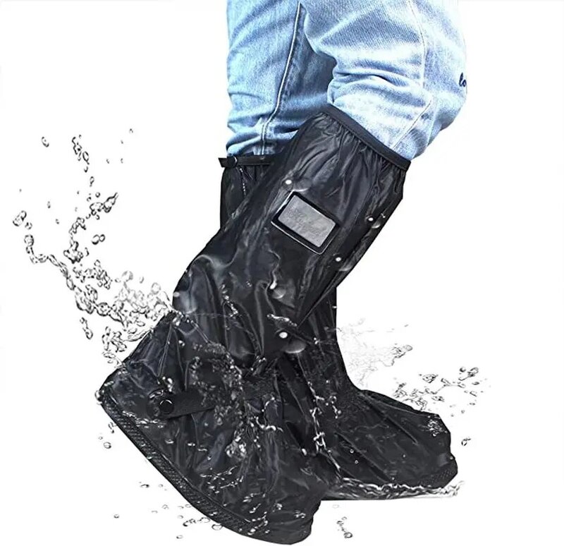 Tahan Air Hujan Sepatu Boot Cover Boot Sepatu Karet Penutup Sepatu Olahraga Outdoor Overshoes S ~ XXL Hujan Salju Gear untuk Bersepeda sepeda Motor
