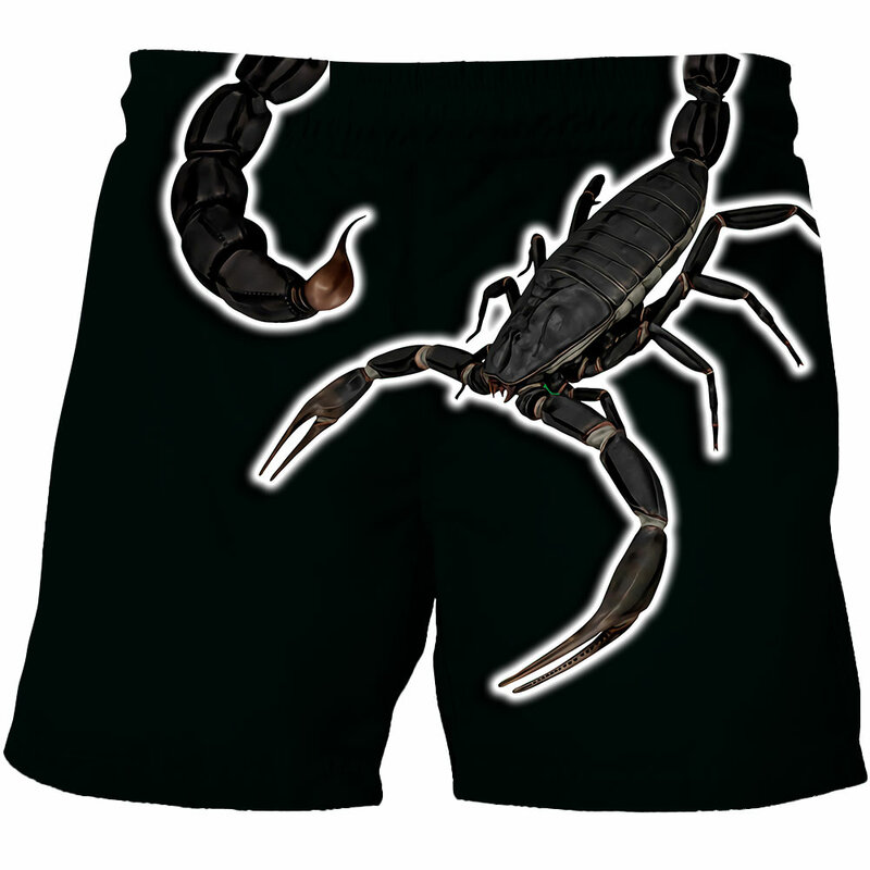 2022 Kinderen Nieuwe Korte Mouw Scorpion 3D Gedrukt T-shirt Mode Persoonlijkheid Vleesetende Unisex Casual Ronde Hals Trui