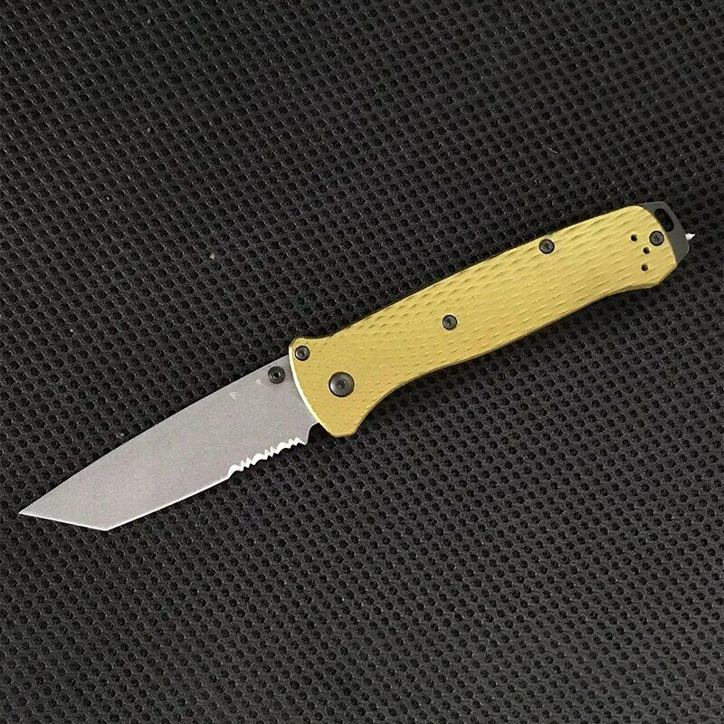 Wielofunkcyjny odkryty nóż taktyczny składany BM 537 uchwyt aluminiowy Camping Survival kieszonkowe noże EDC Tool-BY83