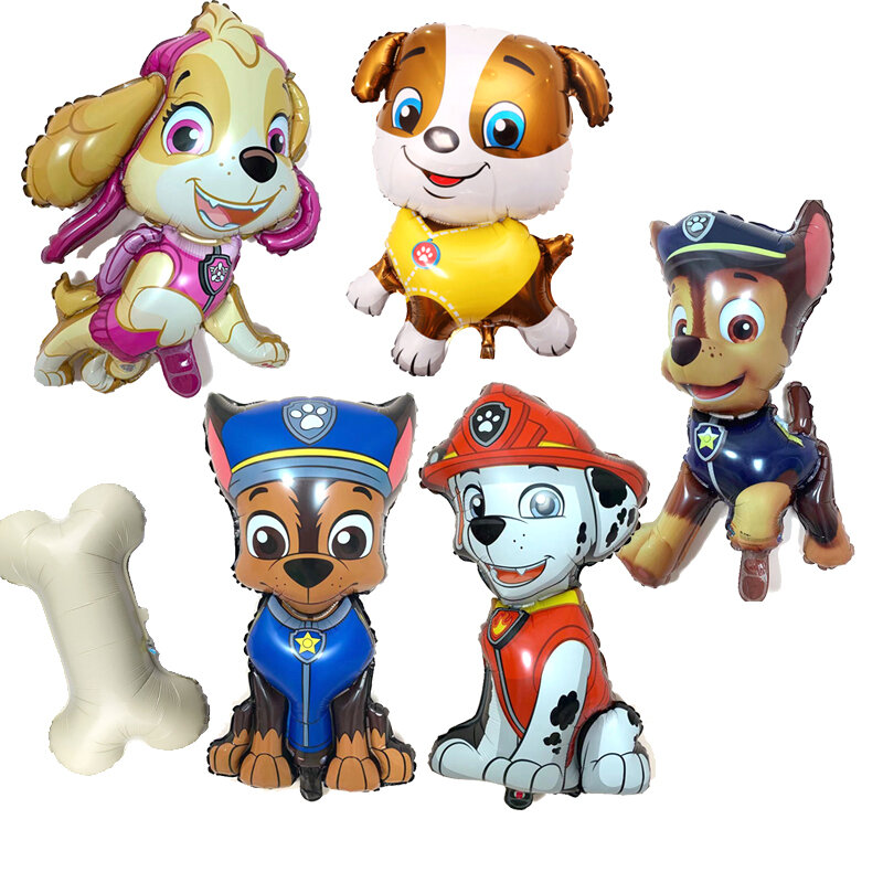 Figuras de acción de la patrulla canina para niños y niñas  juguetes de globos 