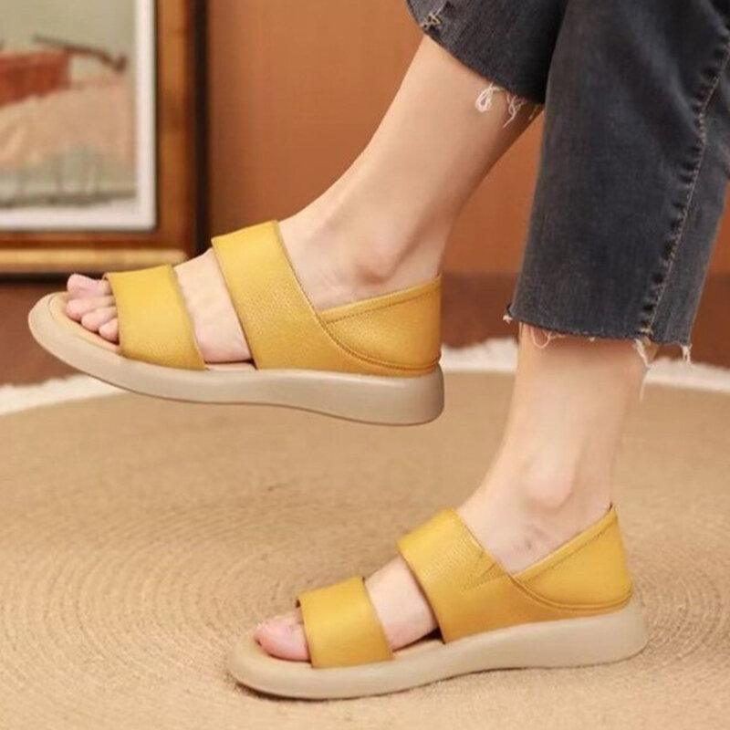 Lightweight Women's Sandals Soft Women Sandals Outdoor Dual-use Female Casual Shoes Anti-slip Slippers Comfortable Flat Shoes