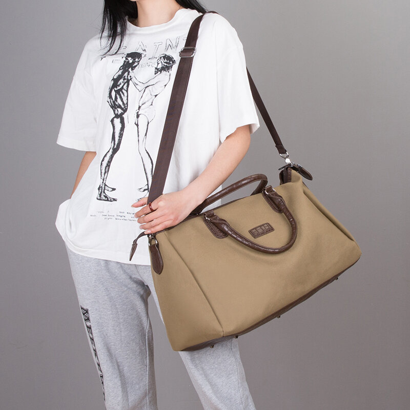 Легкая дорожная сумка YILIAN для мужчин и женщин, большая Вместительная деловая сумка для ручной клади, модный простой тренд
