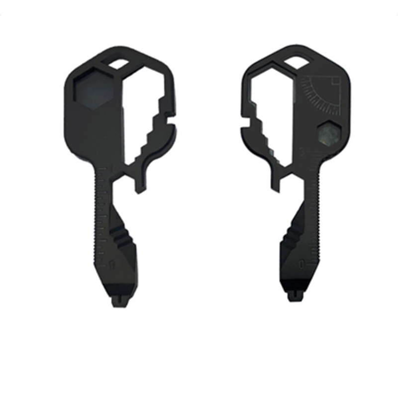 멀티 툴 키 범용 키 기어 클립 측정, 휴대용 홈 핸드 툴, 키 링 렌치 세트