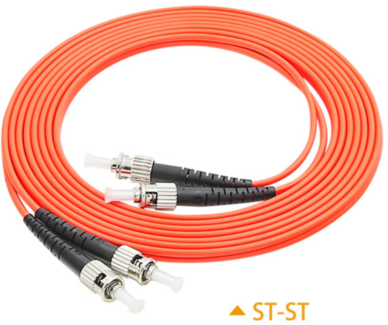 Lc duplo ao cabo de remendo da fibra do sc do lc fc st cabo de ligação em ponte mm multi modo óptico 5m