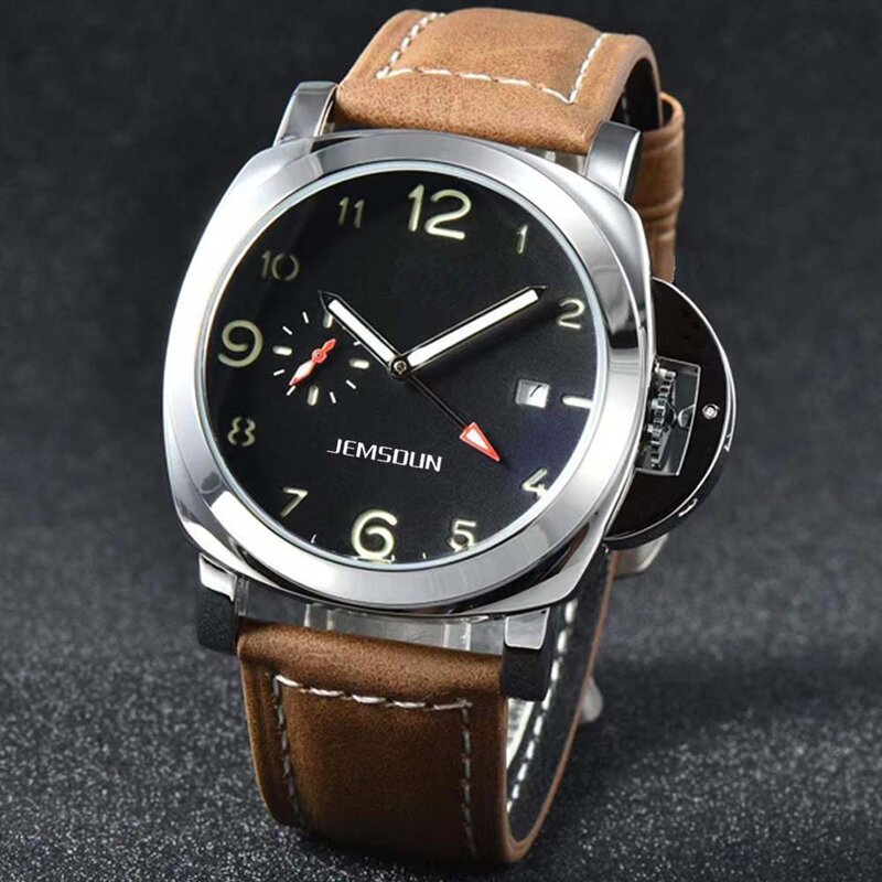 2022 nowy oryginalny marka zegarki dla mężczyzn wielofunkcyjne stali świecenia wojskowy zegarek kwarcowy biznes automatyczne data AAA zegary