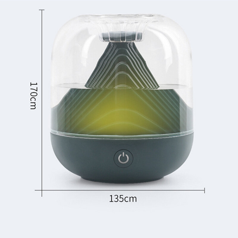 700ML Drahtlose Luftbefeuchter USB Aufladbare Aromatherapie Ätherisches Öl Diffusor mit LED Lampe Schwere Nebel Hause Humidificador