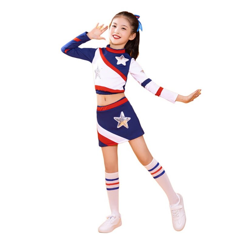 Meninas cheerleading uniformes ao ar livre basquete futebol cheerlead líder traje terno uniformes esporte