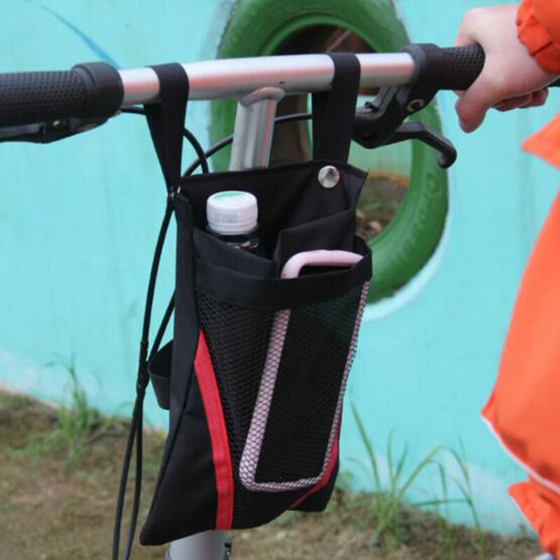 Bolsa de almacenamiento frontal impermeable para bicicleta, cesta para teléfono móvil, taza de agua, bolsas de bicicleta para motocicleta, bolsa para vehículo eléctrico