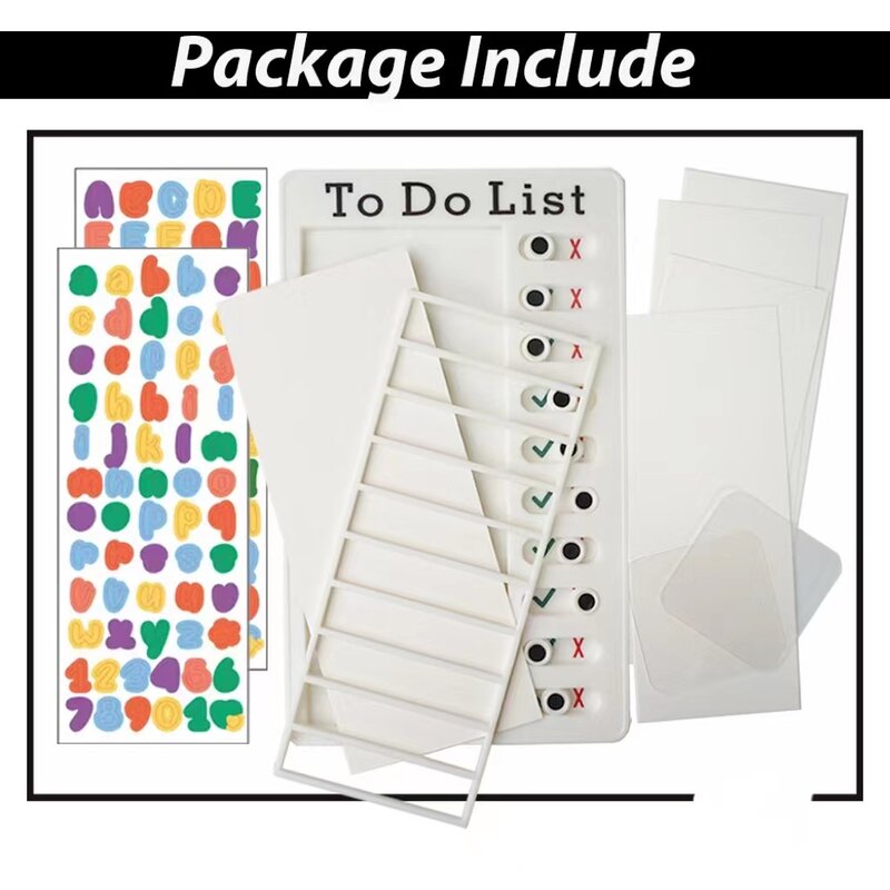Piqola checklist tarefas diárias que seguem tarefas da placa do memorando para as crianças personalizam fazer a lista com etiqueta do arco-íris