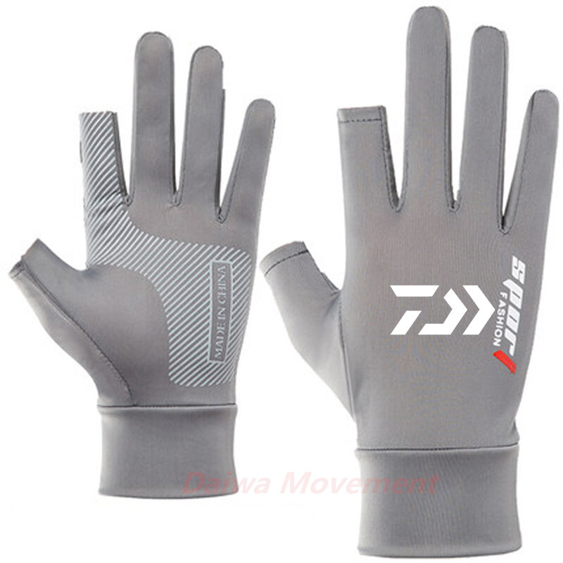 New Daiwa Gloves 3 Fingers Fishing Gloves Breathable Hunting Anti-Slip Wear-resisting Outdoor Camping Cycling Sport Glove