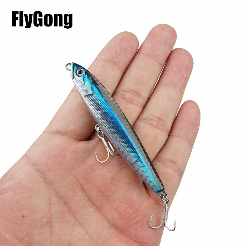 10g 14g 18g 24g Casting Pencil Sinking Pencil Wobblers Flutter Curving Dying Sea Fish Lures Fishing Baits Trout Bass Artificial