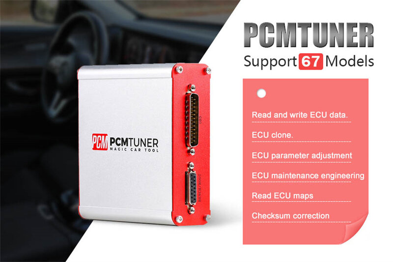 V1.27 PCMTUNER ماستر نسخة ECU مبرمج مع 67 وحدات قراءة الكتابة ECU عبر OBD/مقاعد البدلاء/التمهيد وسائط 2 سنوات ترقية مجانية