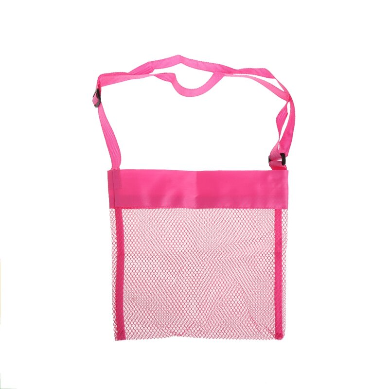 Portable Kids Sand Away Mesh Beach Bag Shell Collection Carrying Toys Storage