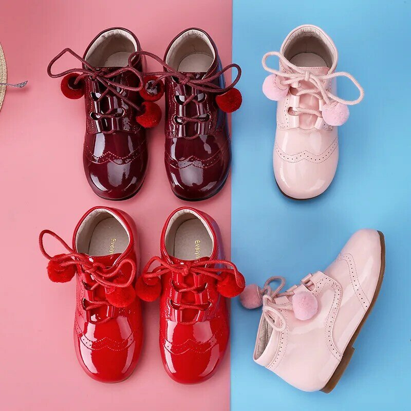 Moda dzieci buty prawdziwej skóry kostki zimowe dla dziewczyna dziecko buty dla malucha dziewczyny 2023