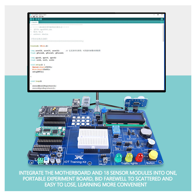 Super Starter Kit สำหรับ ATmega328p ESP8266 CH340G Development Board ขนาดใหญ่สำหรับ Arduino DIY การเขียนโปรแกรมโครงการอิเล็กทรอนิกส์