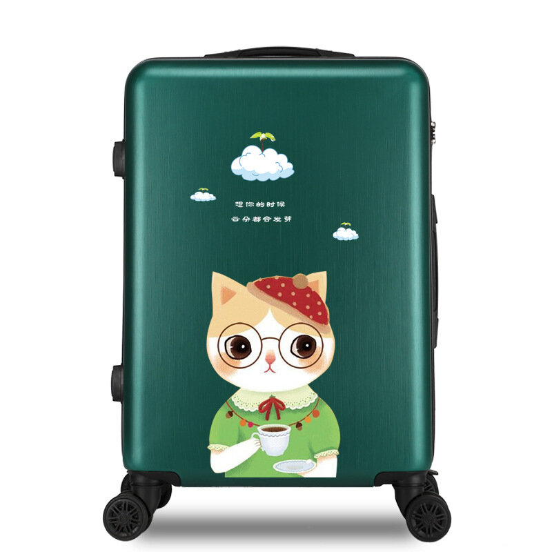 2022 New 20-inch Gift Pull Rod Boarding Password Suitcase