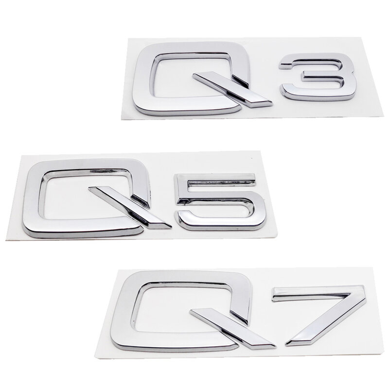 Original Plastic Sticker For Audi Sline S3 S4 S5 S6 S7 S8 RS3 RS4 RS5 RS6 RS7 RS8 Logo A3 A4 A5 A6 A7 A8 Emblem Badge Decal