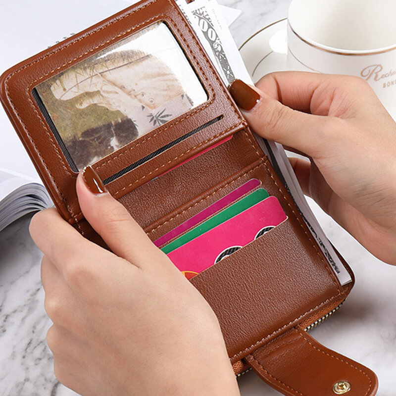 Mode frauen Brieftaschen mit Zipper Luxus Designer PU Leder Nette Geldbörsen Große Kapazität Karte Halter Brieftasche für Frauen