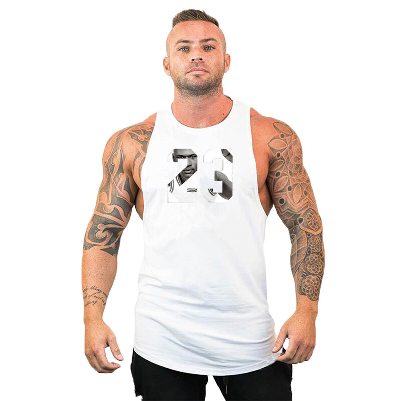 Camisa de ginástica homem stringer ginásio roupas para homens colete de fitness roupas sem mangas moletom coletes t-shirts suspensórios homem topo