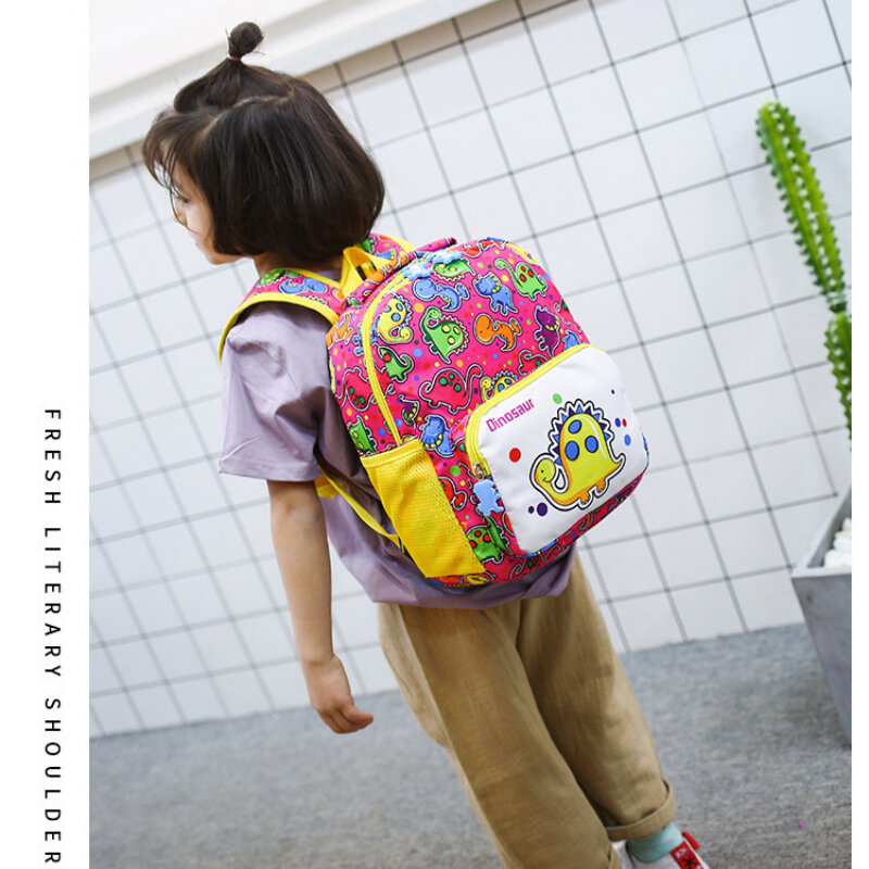 男の子と女の子のための漫画のランドセル,3〜6歳の女の子のためのナイロンのランドセル,小さな子供のための旅行のための流行のバッグ
