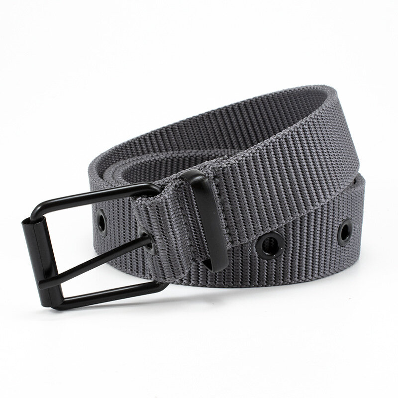 Canvas Belt Men Tactical Belts Selling Men's Outdoor Sport Simple Practical Weave Nylon Canvas Cowboy Pants Women Belt