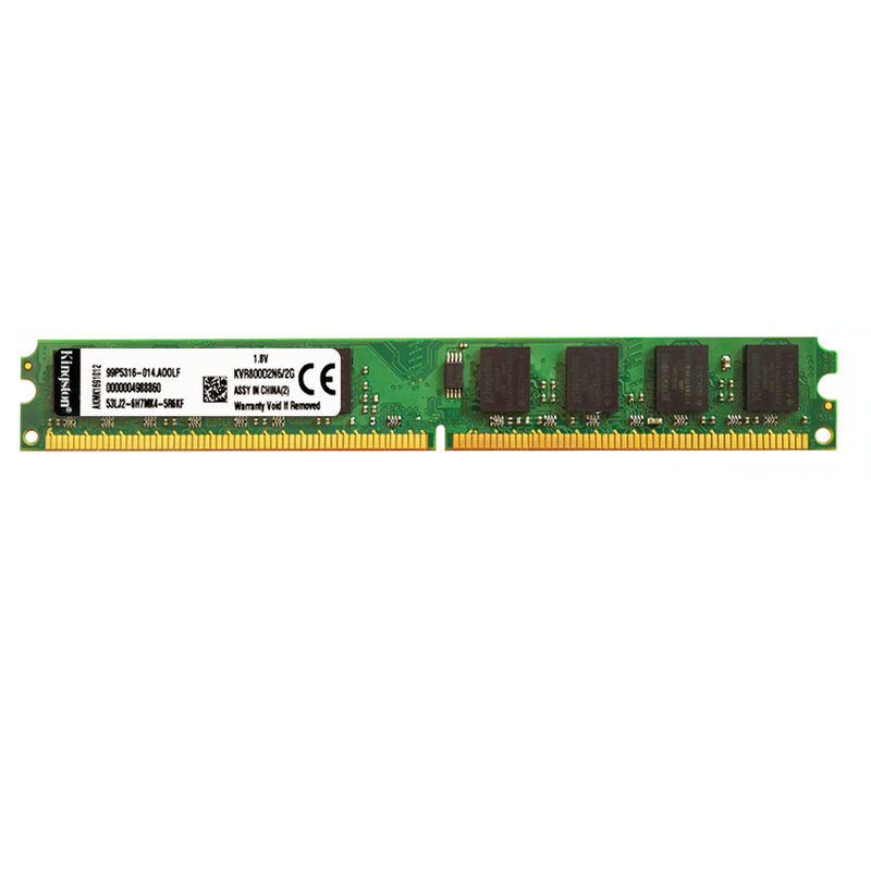 كينغستون الكمبيوتر ذاكرة عشوائية RAM ميموريا وحدة الكمبيوتر سطح المكتب DDR2 1GB 2GB 800Mhz DDR3 2GB 4GB 8GB 1333 1600MHZ 4GB DDR3 RAM 8GB DDR4